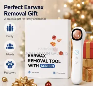 4-in-1 HD Visible Earwax Cleaning Tool, Screen-Equipped Ear Cleaner