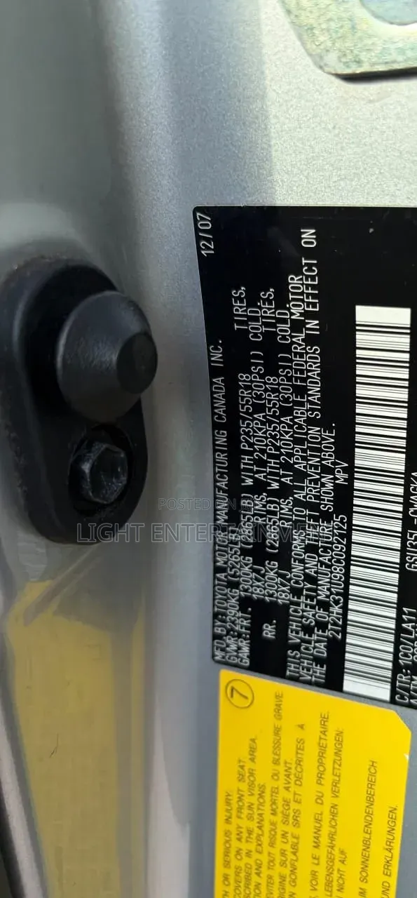 Lexus RX 2008 Silver