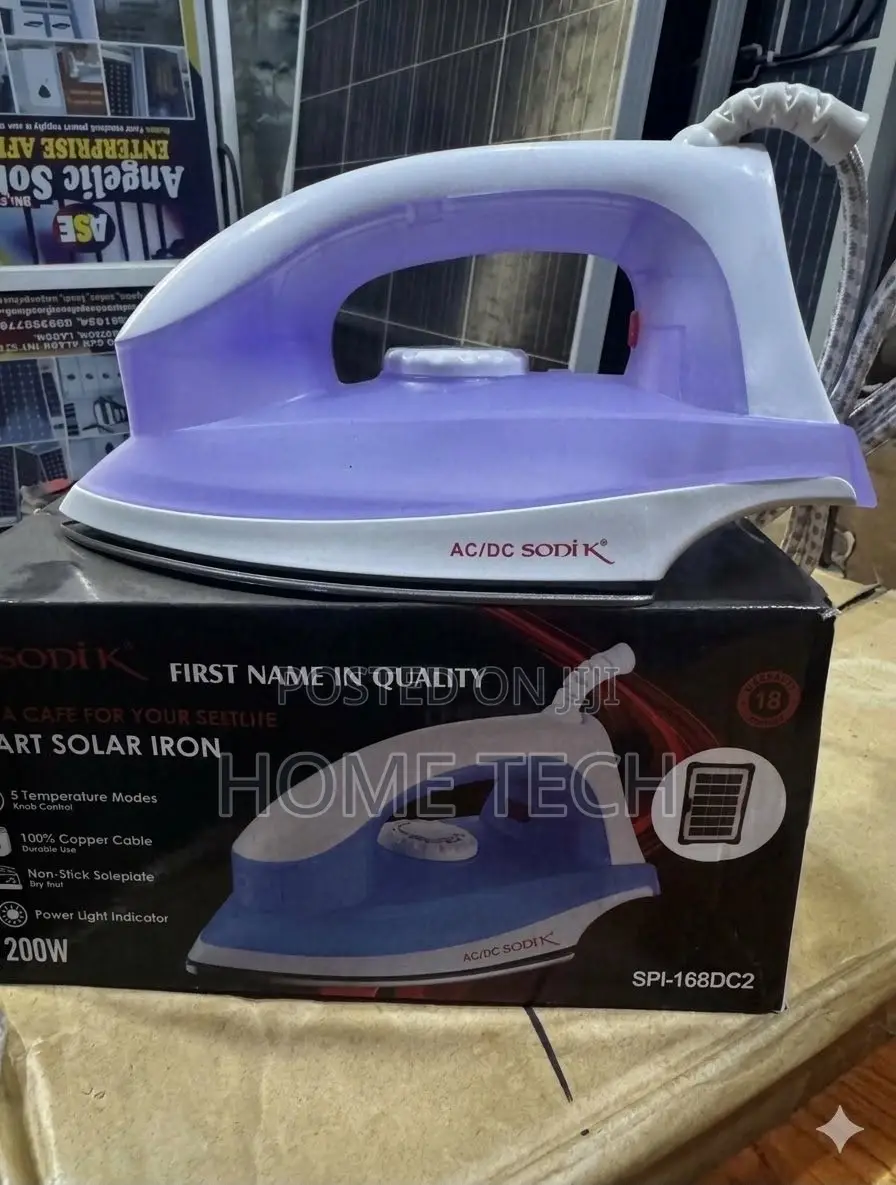 SONIK 250W AC/DC Inverter-Friendly Solar Dry Pressing Iron