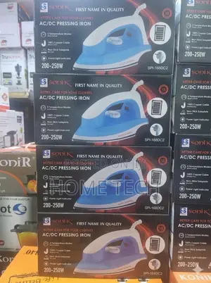 SONIK 250W AC/DC Inverter-Friendly Solar Dry Pressing Iron