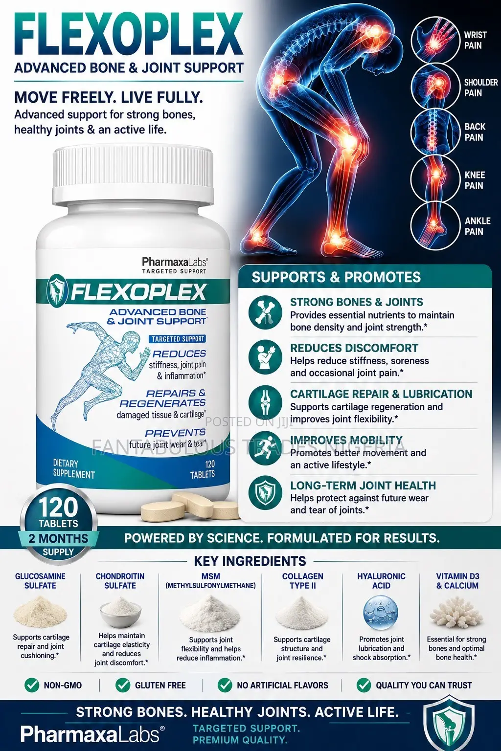 Flexoplex Advanced_Bone_Joint_Cartillage_Support Repair/Anti-Inflammed