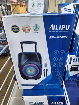 AILIPU 15" Bluetooth Rechargeable Wireless Public Address System