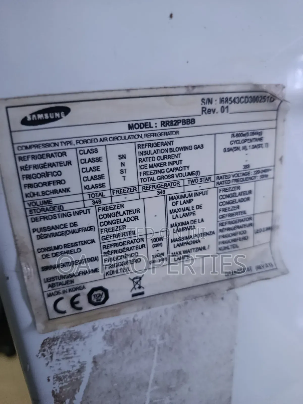 Samsung Digital Inverter Refrigerator Refrigerator (Fridge) at Bodija