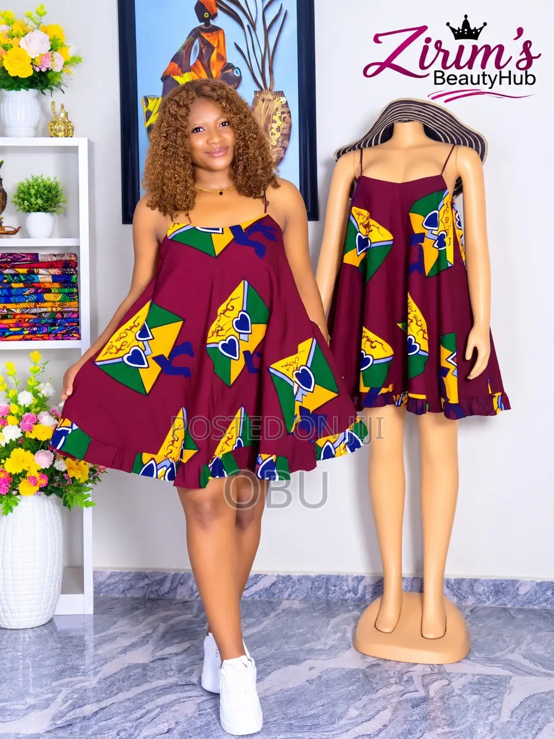 Zirim Flare Short Gown