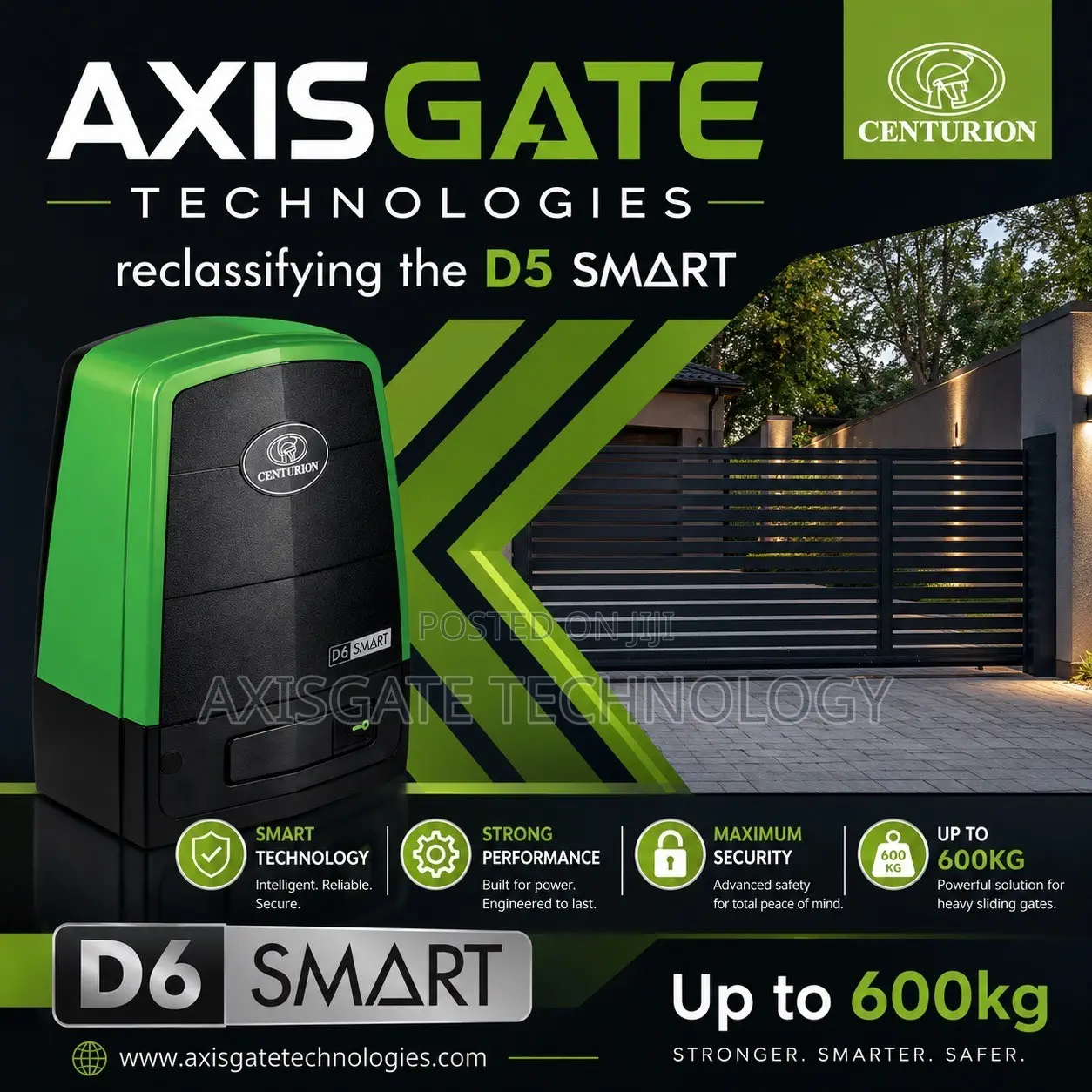 Centurion D6 Smart Automatic Sliding Gate Motor
