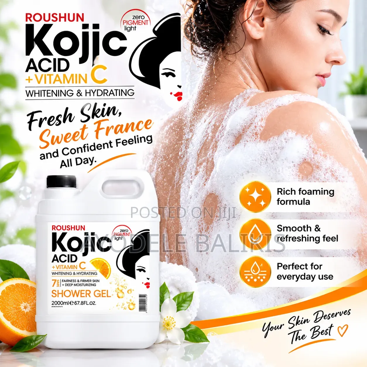 Tumeric and Koji Shower Gel