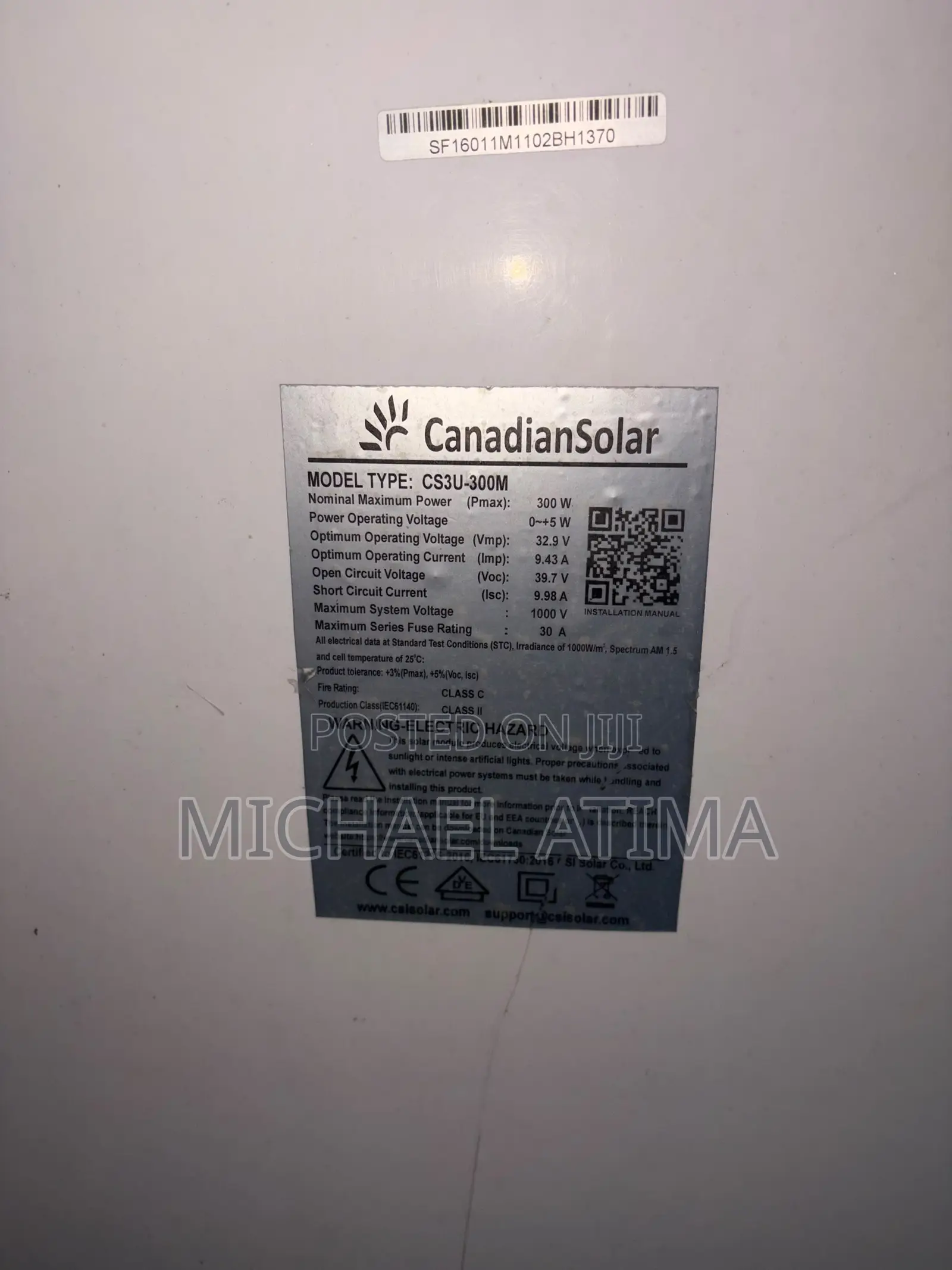 300w Canadian Solar Panel
