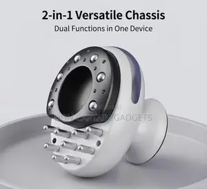 2-in-1 Electric Cupping Massager Adjustable Suction Rolling Massage