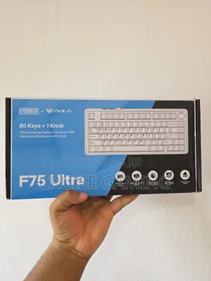 Aula F75 Ultra 2026 Wireless Mechanical Gaming Keyboard Big Battery