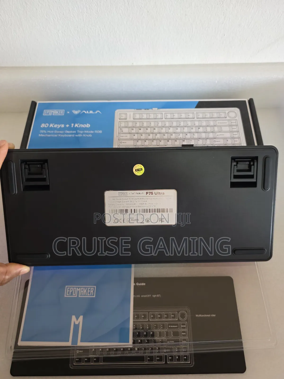 Aula F75 Ultra 2026 Wireless Mechanical Gaming Keyboard Big Battery