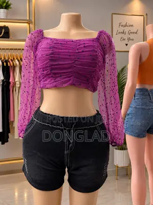 Any Kind of Dress Crop Tops, Jacket, Gown, Shirt,bum Shorts,