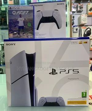 Brand New PS 5 Slim,FC 27 CD , Extra Pad