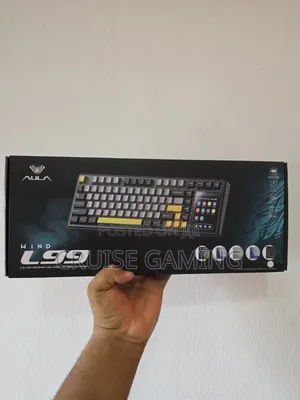 Aula L99 4" Smart Touchscreen 2026 Wireless Mechanical Gaming Keyboard