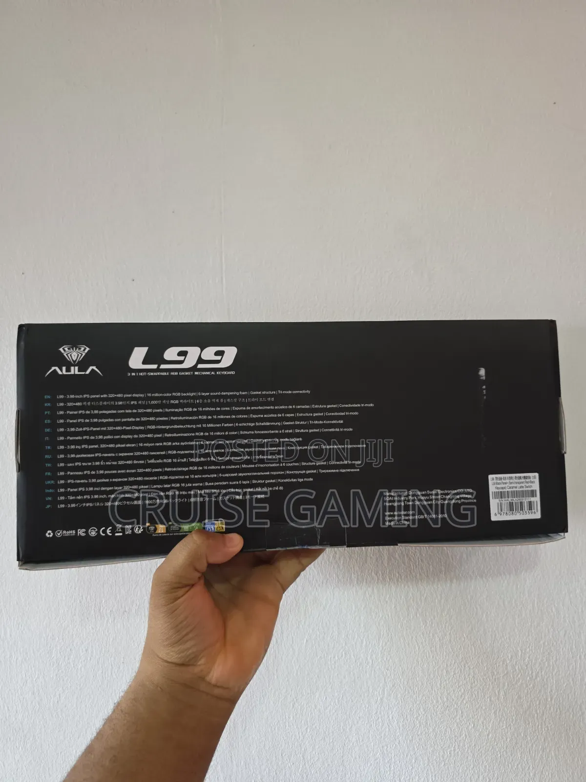 Aula L99 4" Smart Touchscreen 2026 Wireless Mechanical Gaming Keyboard