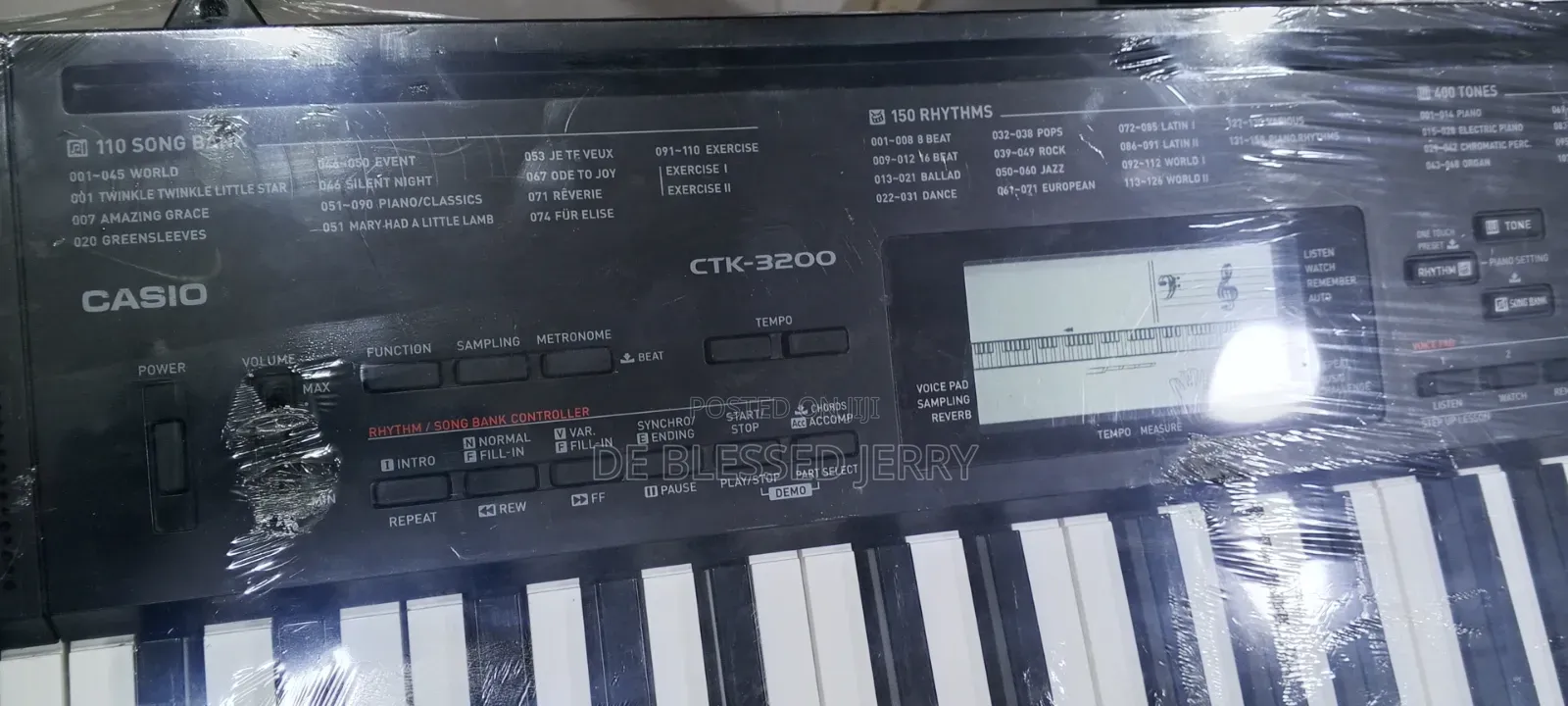 Casio CTK 3200 Electric Keyboard UK Use