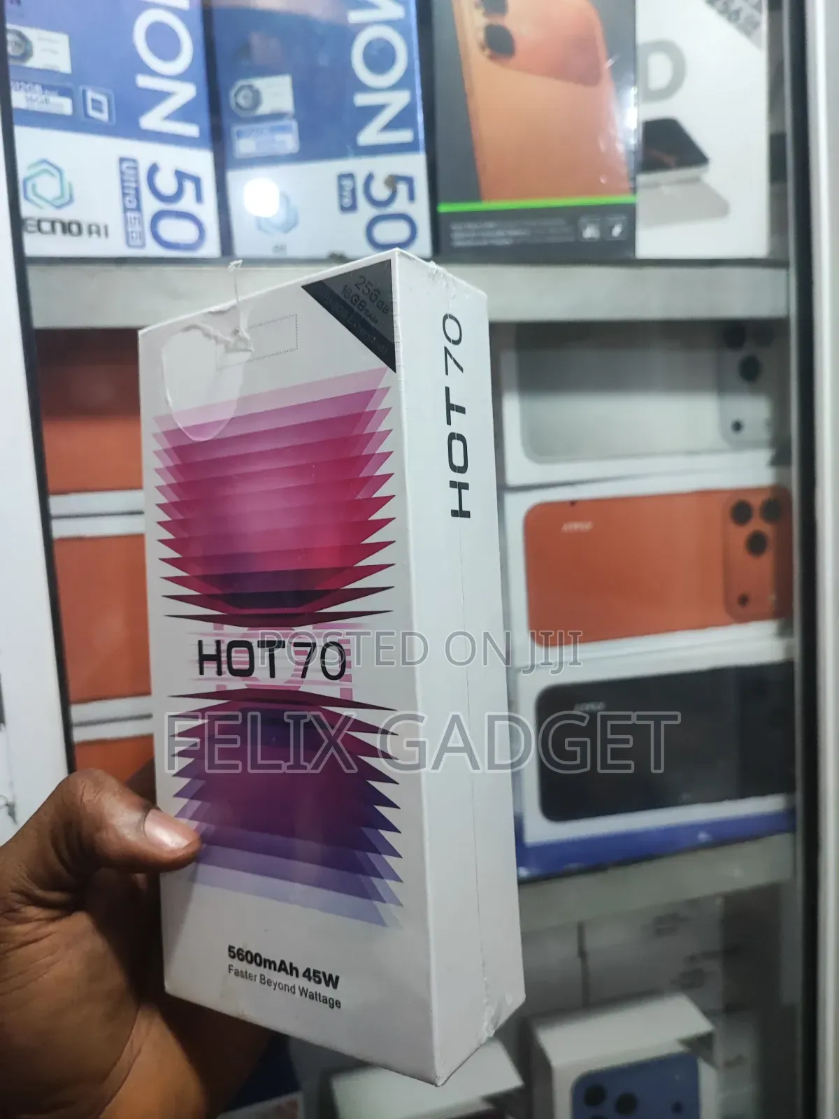 New Infinix Hot 70 256 GB Black
