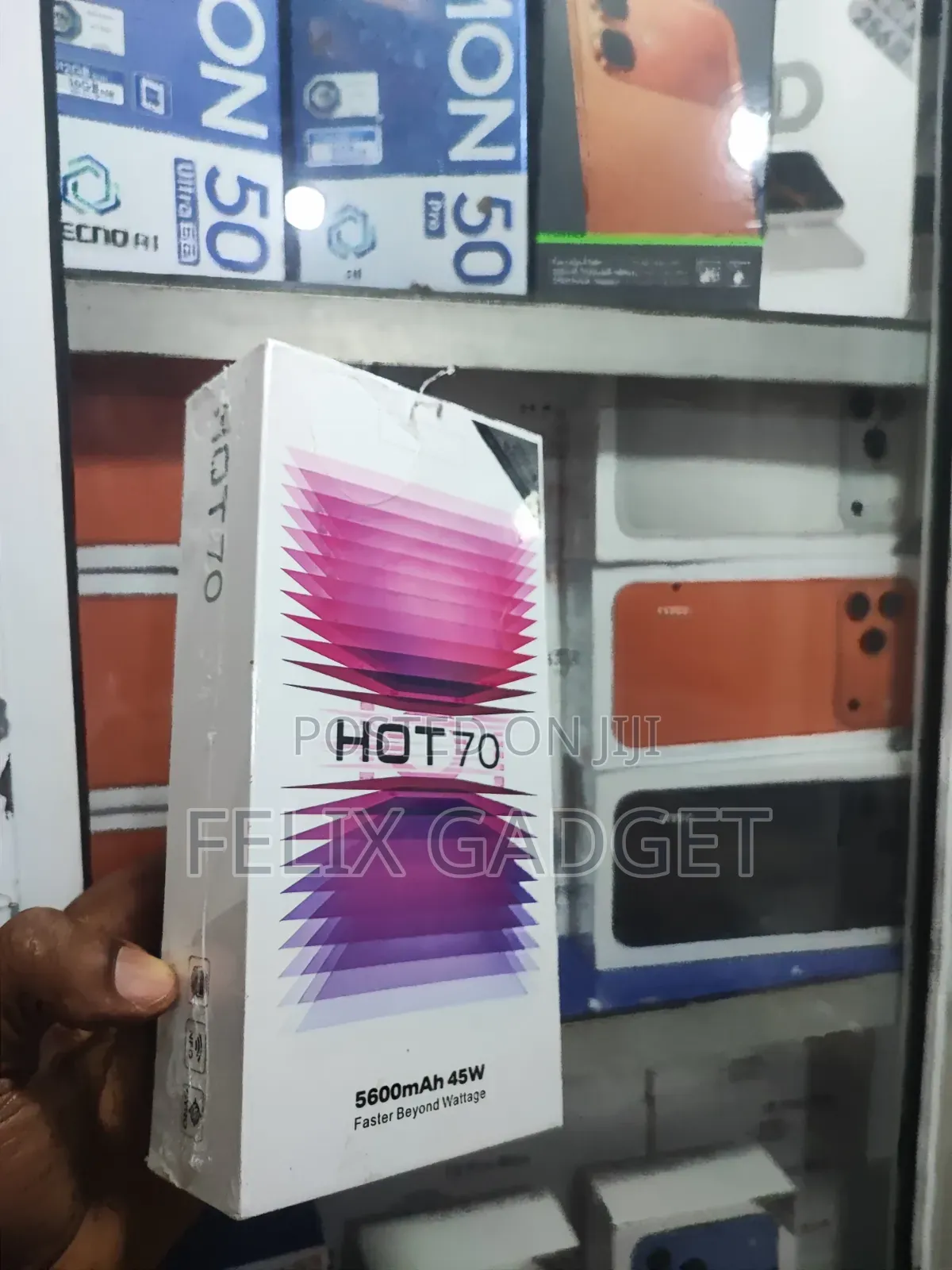 New Infinix Hot 70 256 GB Black