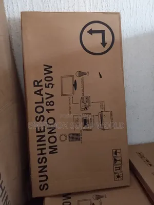 SUNSHINE Solar Mono Panel 50w 18v