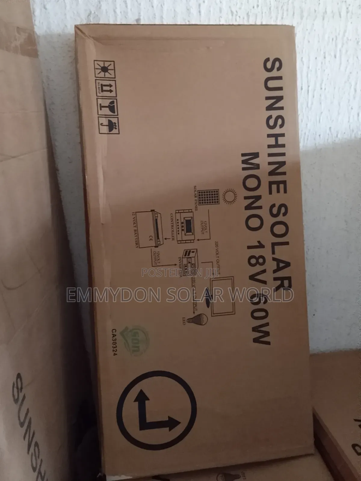 SUNSHINE Solar Mono Panel 60w 18v