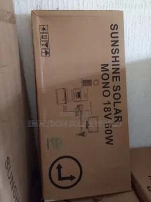SUNSHINE Solar Mono Panel 60w 18v