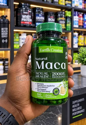 Earth’s Creation Natural Maca 2000mg – Sexual Health Supplement.