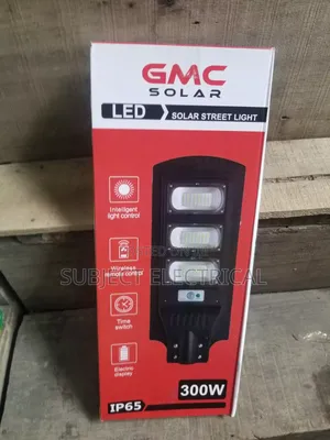300W GMC Solar Street Light – High-Power Outdoor LED