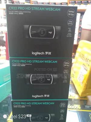 C922 Pro Hd Stream Logitech Webcam With Tripod Stand
