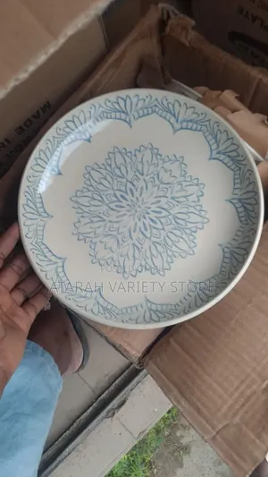 10.5" Ceramic Flat Plate 6pcs