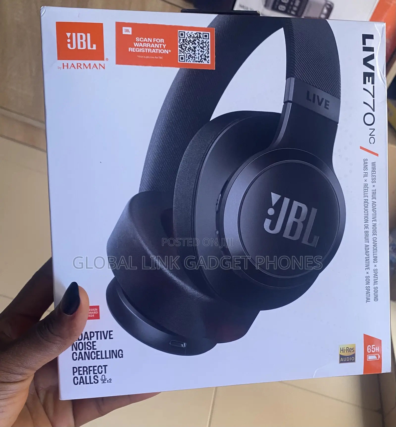 JBL LIVE770NC Wireless Bluetooth Headset