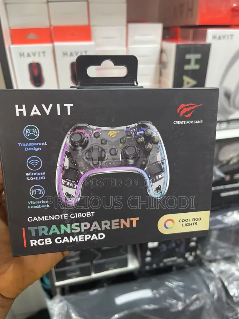 HAVIT Transparent RGB Game Pad