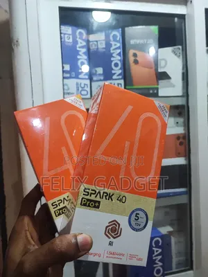 New Tecno Spark 40 Pro+ 256 GB Black