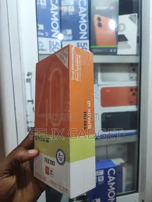 New Tecno Spark 40 Pro+ 256 GB Black