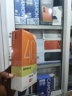 New Tecno Spark 40 Pro+ 256 GB Black