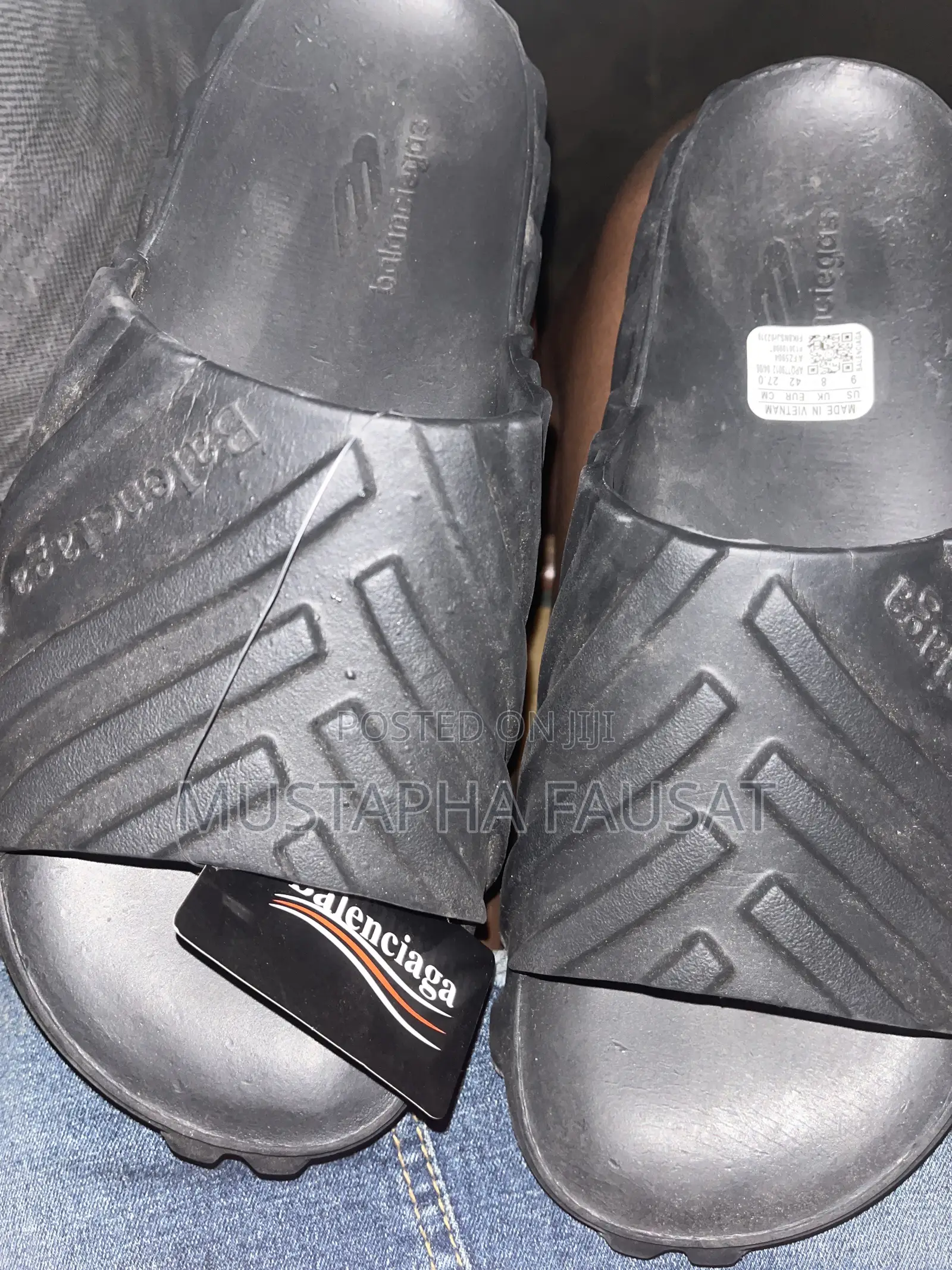 Brand New Balenciaga Pool Slides Size 42