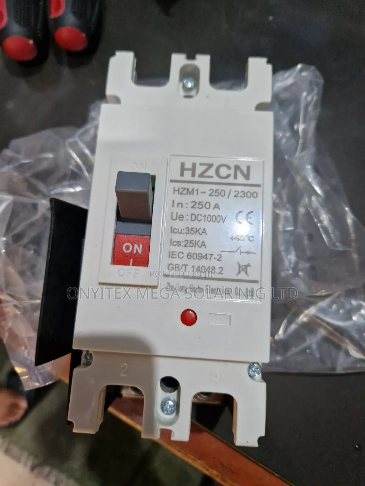 Battery Breaker McCb 250a Dc
