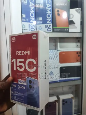 New Xiaomi Redmi 15C 256 GB Black