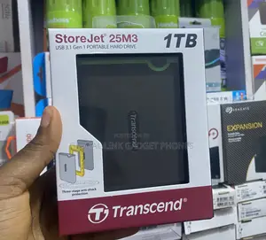 Transcend Store Gen1 Jet 1Tb Hard Drive