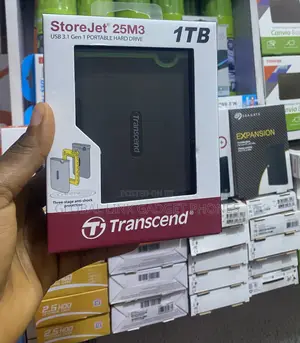 Transcend Store Gen1 Jet 1Tb Hard Drive