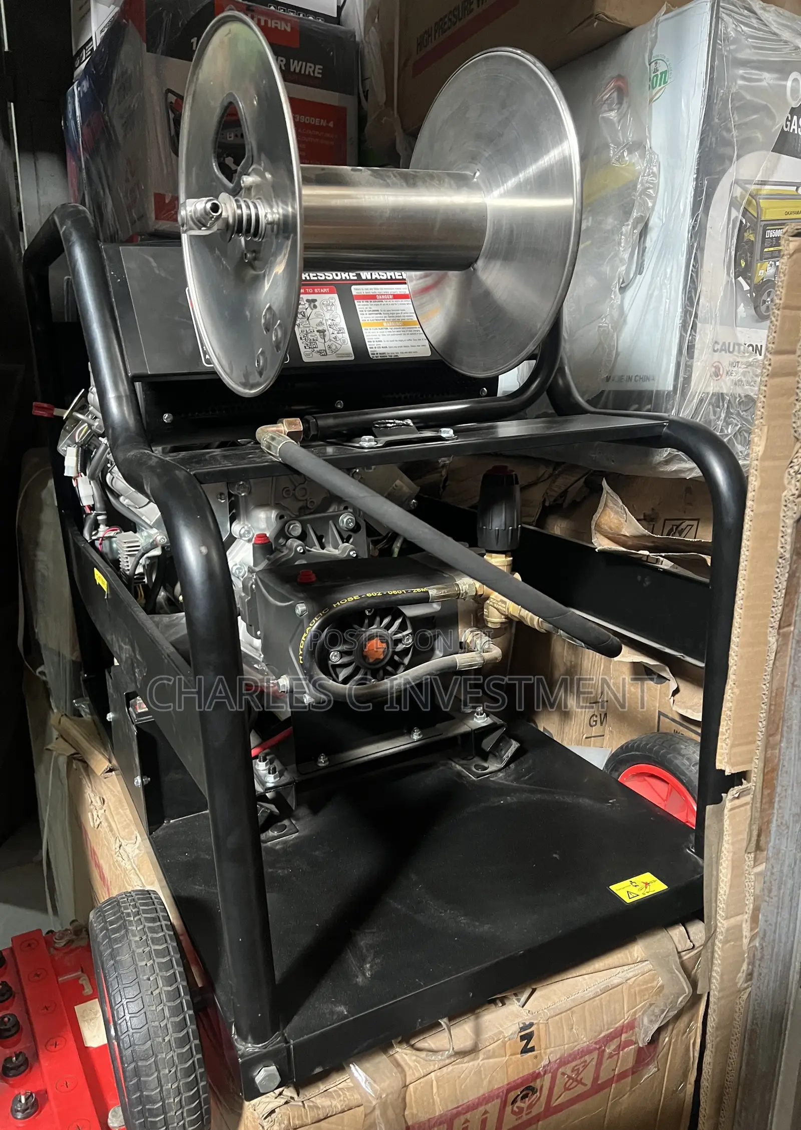 5075 PSI Lingben 14HP Diesel High Pressure Washer