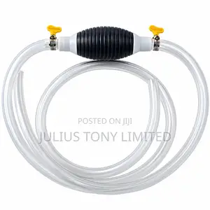 Siphon Pump Petrol Water Oil Liquid Transfer Easy Use Manual