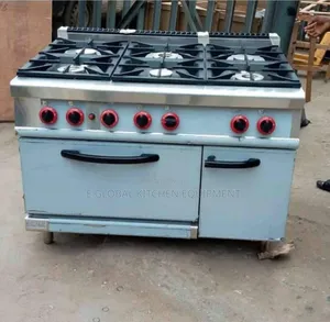 6burner Gas Cooker With Oven