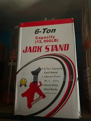 6-Ton Capacity (12,000 Lb) Jack Stand