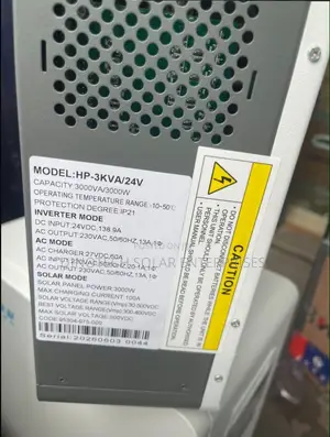 3kva 24v Hyper Solar Inverter Non-Hybrid