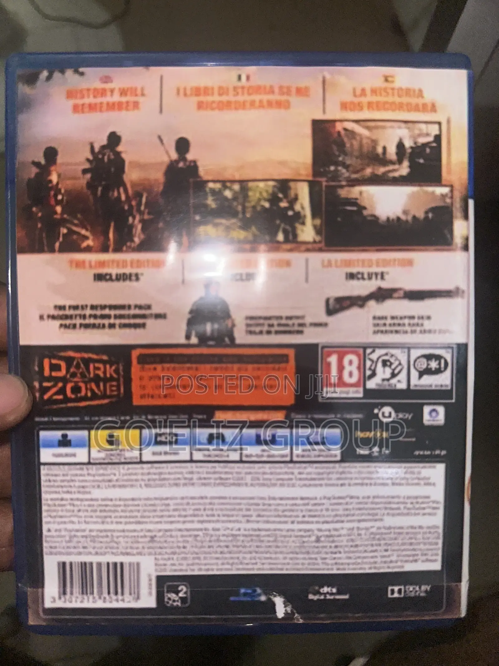 The Division 2 Ps4 CD