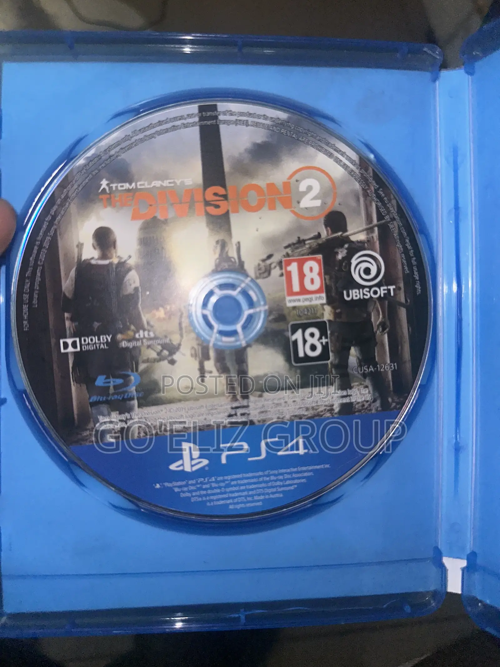 The Division 2 Ps4 CD