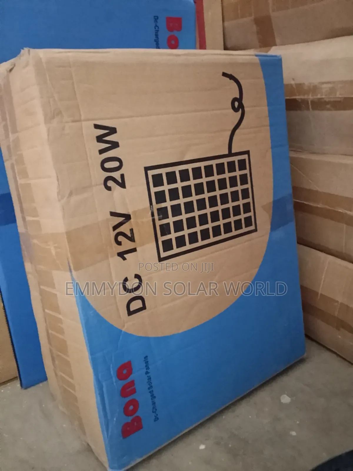 BONA DC Solar Panel Mono 20w 12v