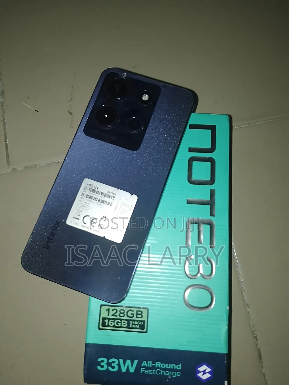 Infinix Note 30 128 GB Black