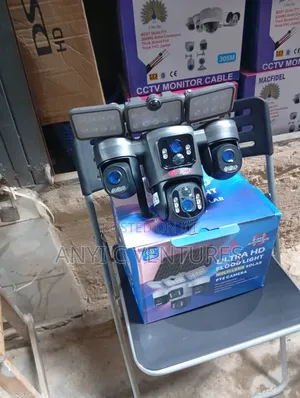 Four Len's Solar CCTV Camera