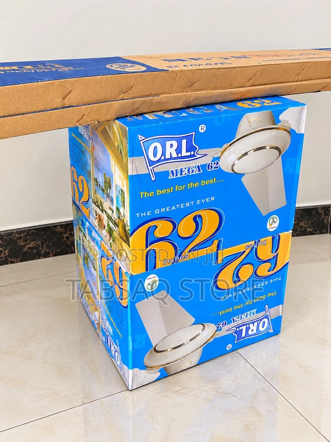 ORL 62 Inches Ceiling Fan | White | Mega 62