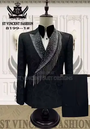 Design Black With Stone Suit